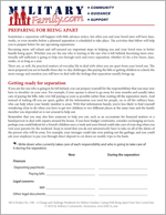 Preparing For Being Apart